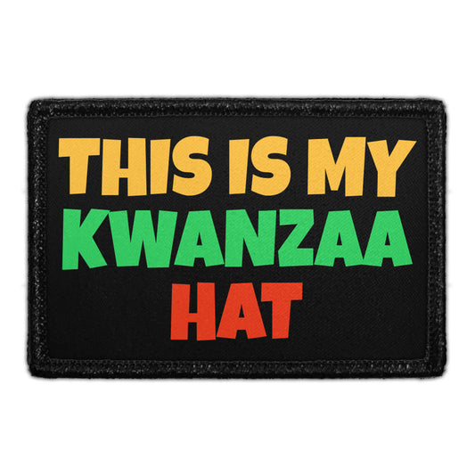 This Is My Kwanzaa Hat - Removable Patch