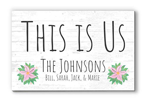 This Is Us Sign Personalized With Family Names