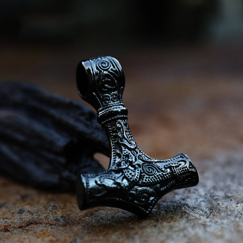 Thor’s Hammer Stainless Steel Pendant