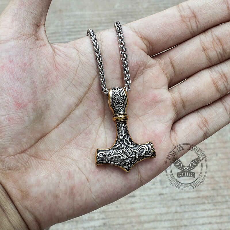 Thor’s Hammer Stainless Steel Pendant