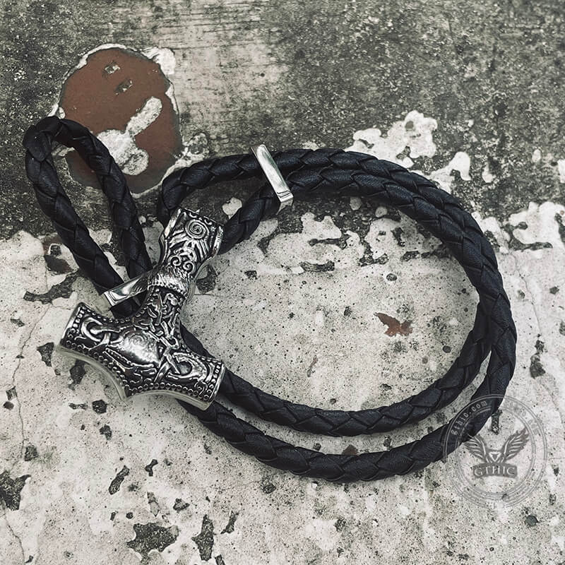 Thor's Hammer Viking Stainless Steel Bracelet