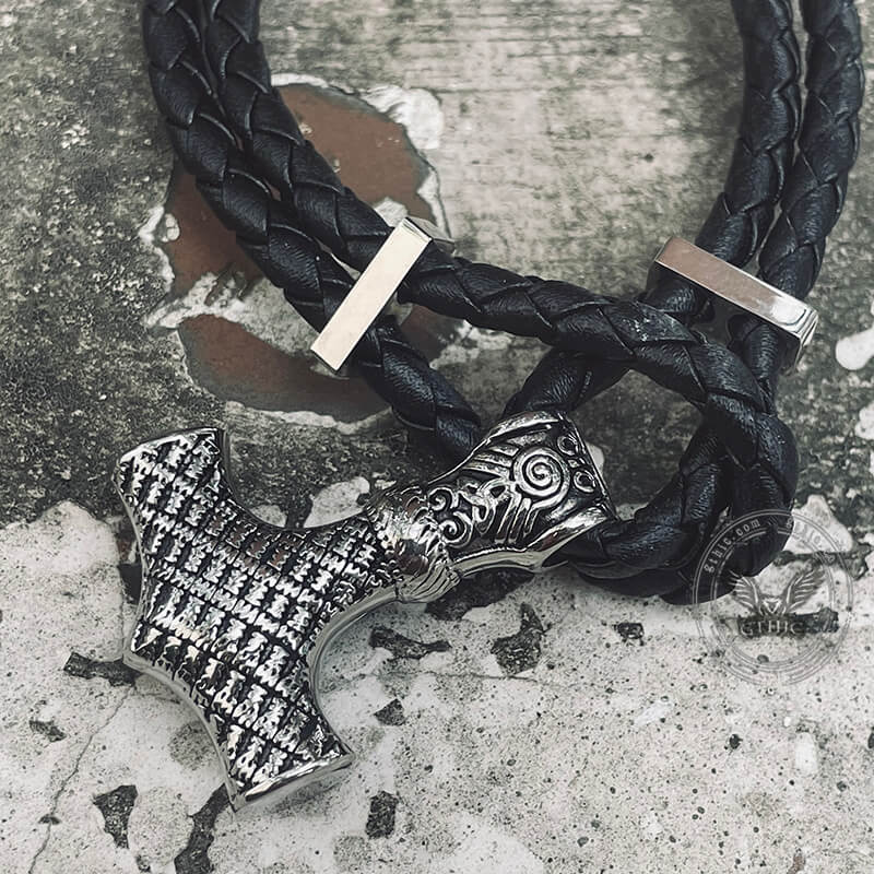 Thor's Hammer Viking Stainless Steel Bracelet
