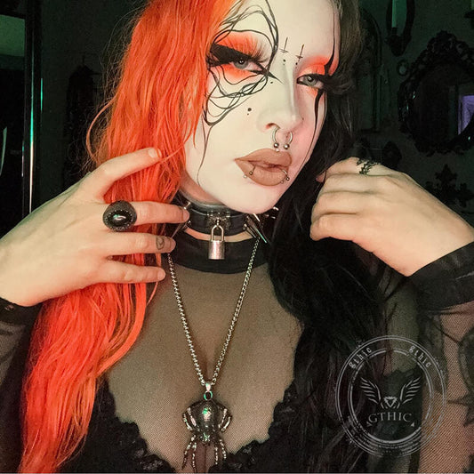 Thousand-Eyed Eight-Leg Spider Stainless Steel Pendant