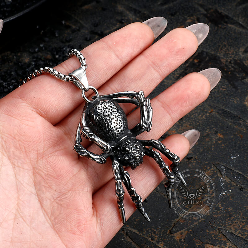 Thousand-Eyed Eight-Leg Spider Stainless Steel Pendant