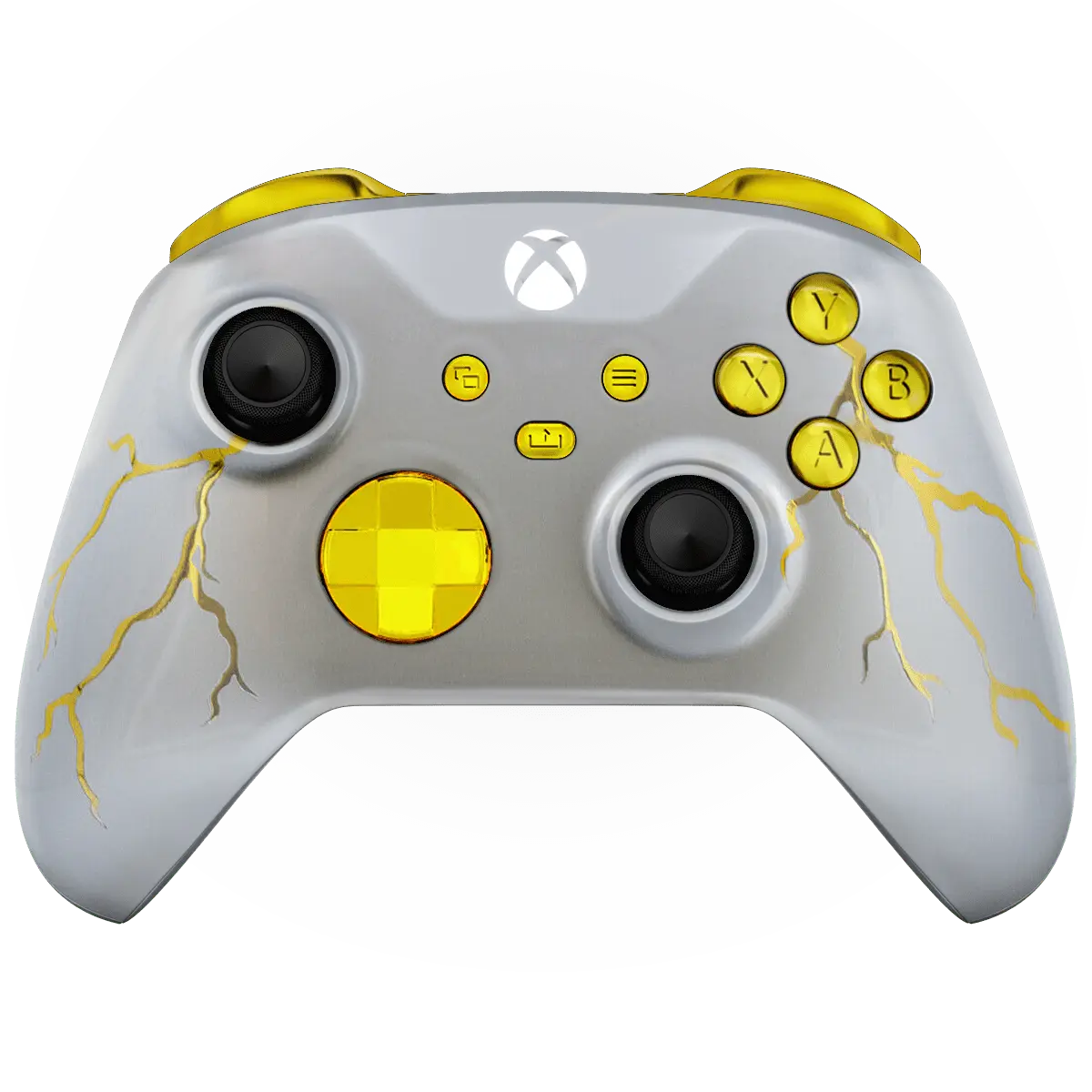 MODDEDZONE GOLD THUNDER XBOX SERIES X CUSTOM MODDED CONTROLLER