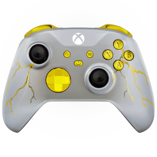 MODDEDZONE GOLD THUNDER XBOX SERIES X CUSTOM MODDED CONTROLLER