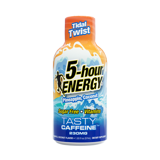 24 Pack 5-hour ENERGY Extra Strength Shots, Tidal Twist Flavor, 1.93 Fl Oz