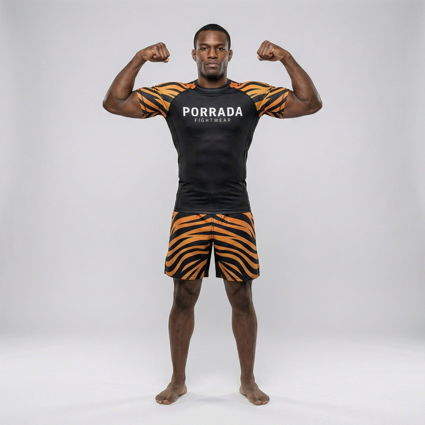 TIGER SHORT SLEEVE RASH GUARD