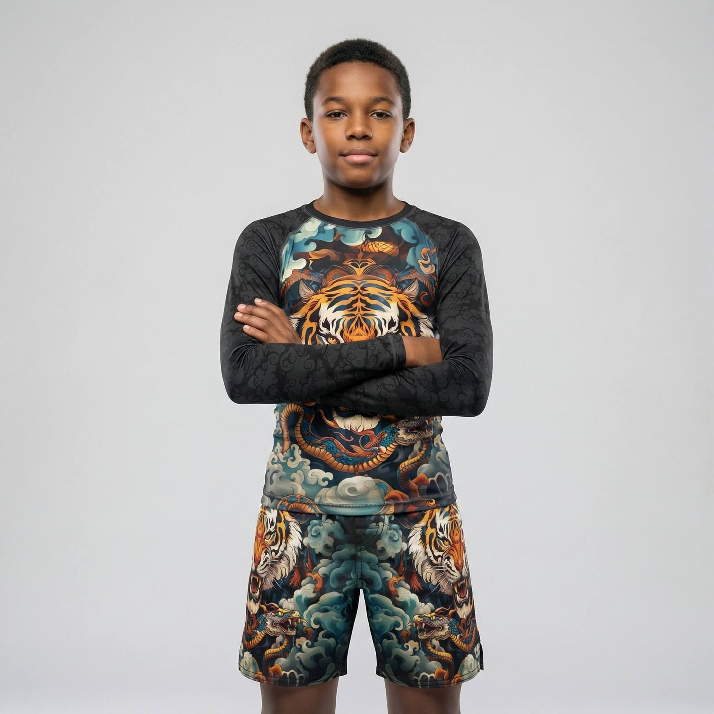 TIGER SPIRIT KIDS FIGHT SHORTS