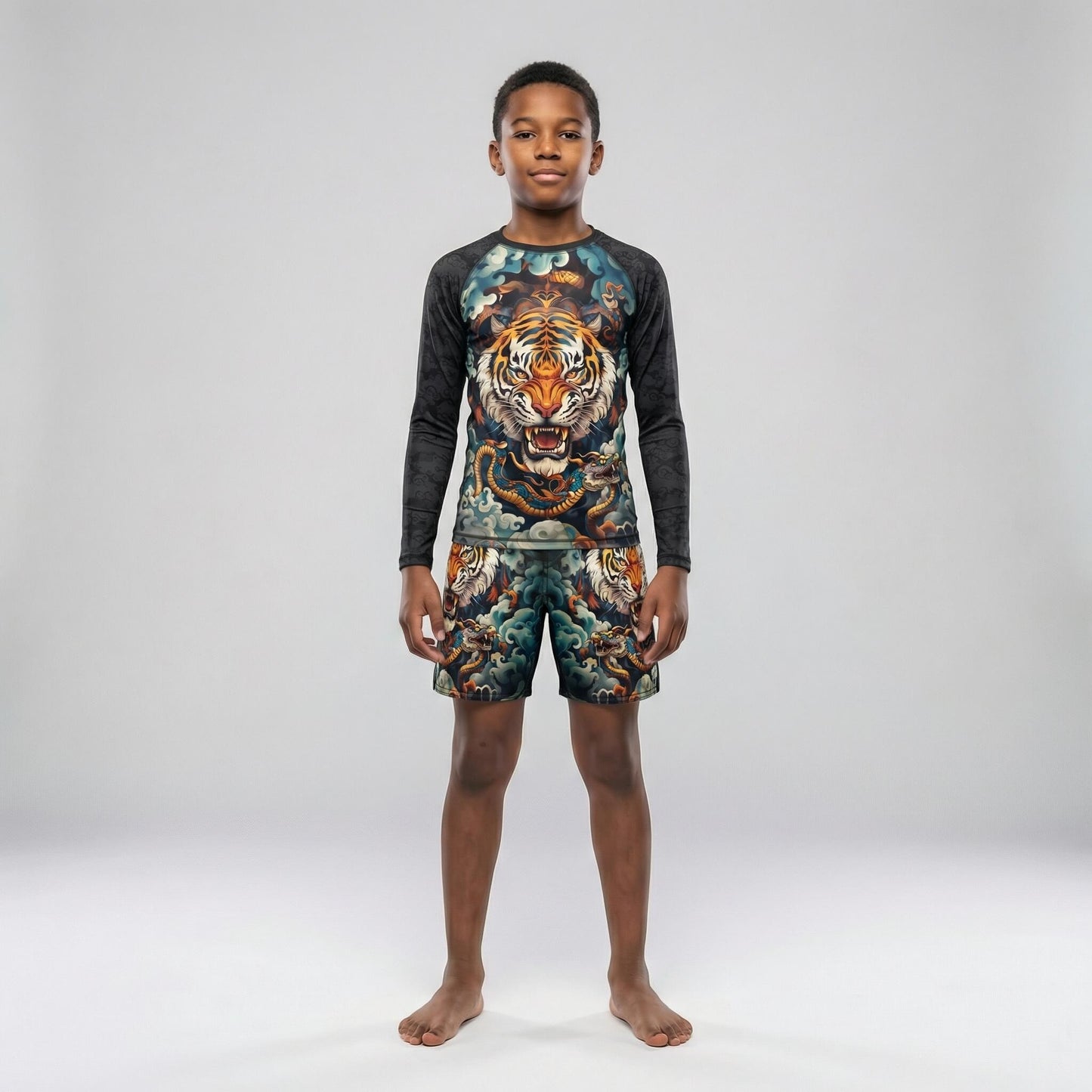 TIGER SPIRIT KIDS FIGHT SHORTS