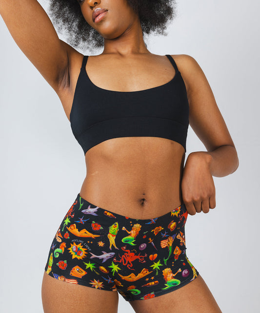 The Tight Ship | Sailor Tattoos Modal Boyshort Underwear