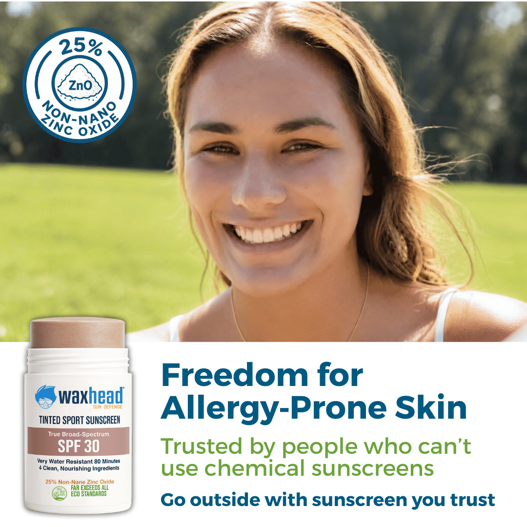 Tinted Zinc Sunscreen Stick for Face (3.7 oz)