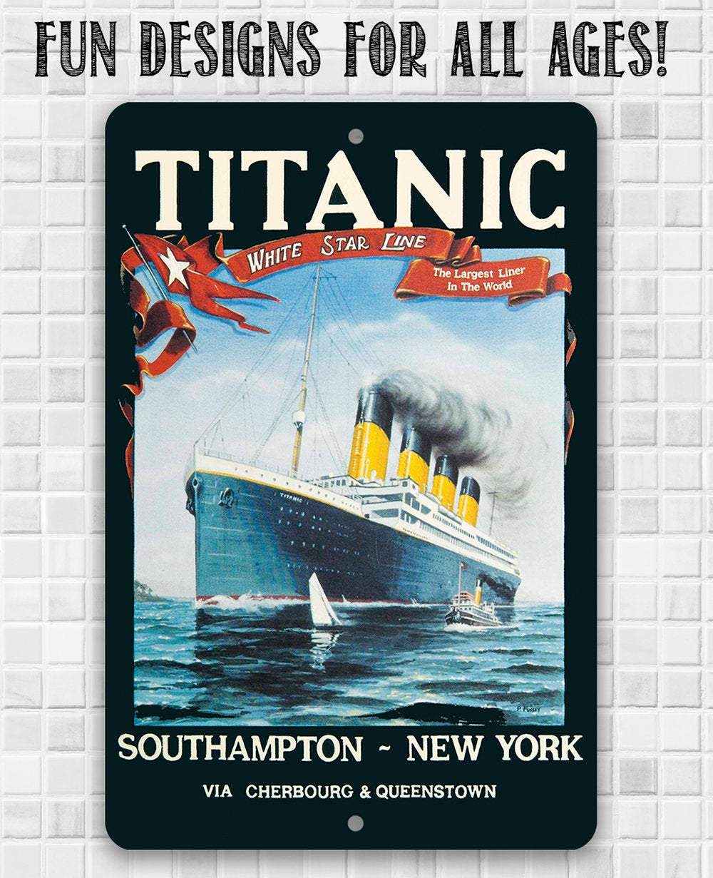 Titanic Poster - Metal Sign