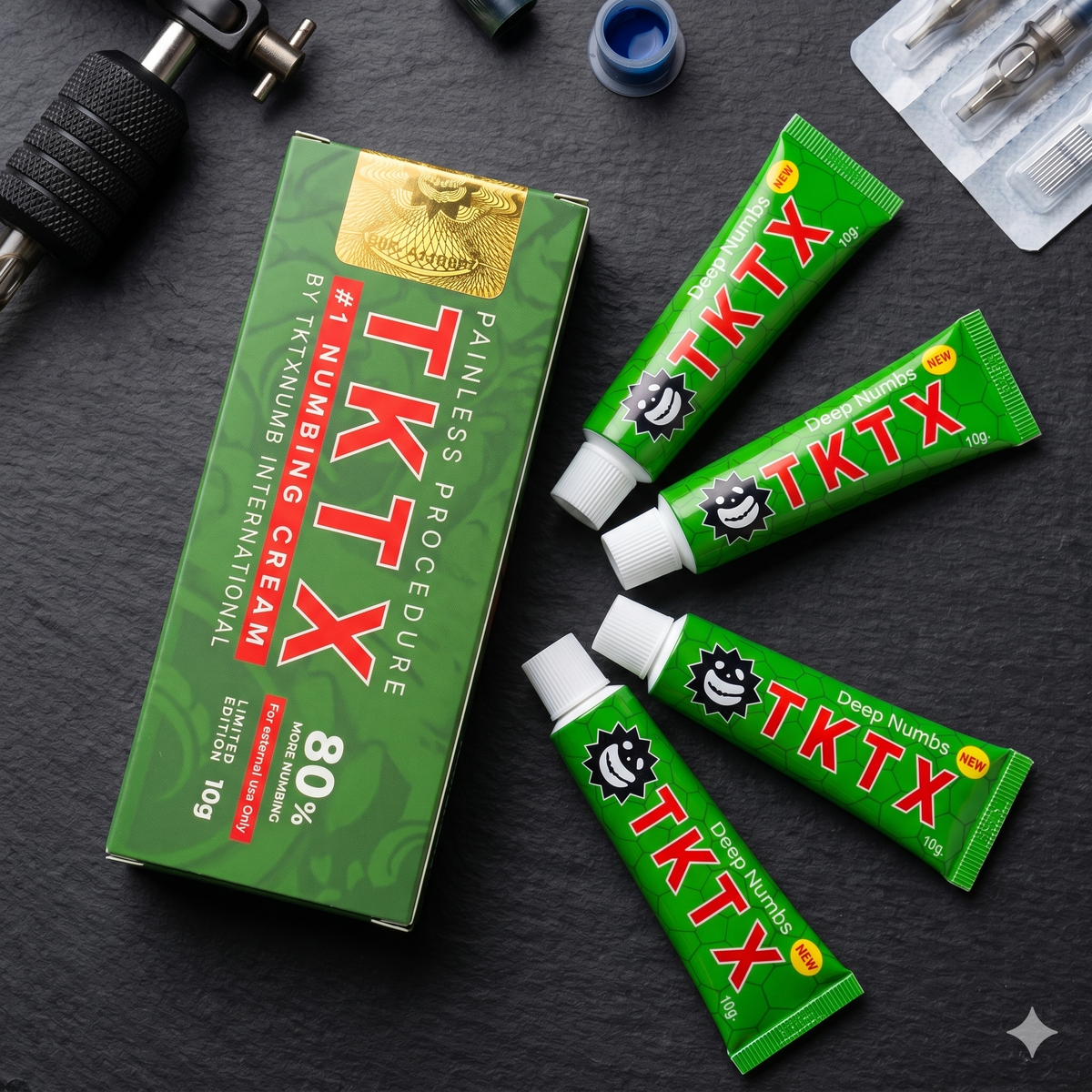 Green Tattoo Numbing Cream - 80%
