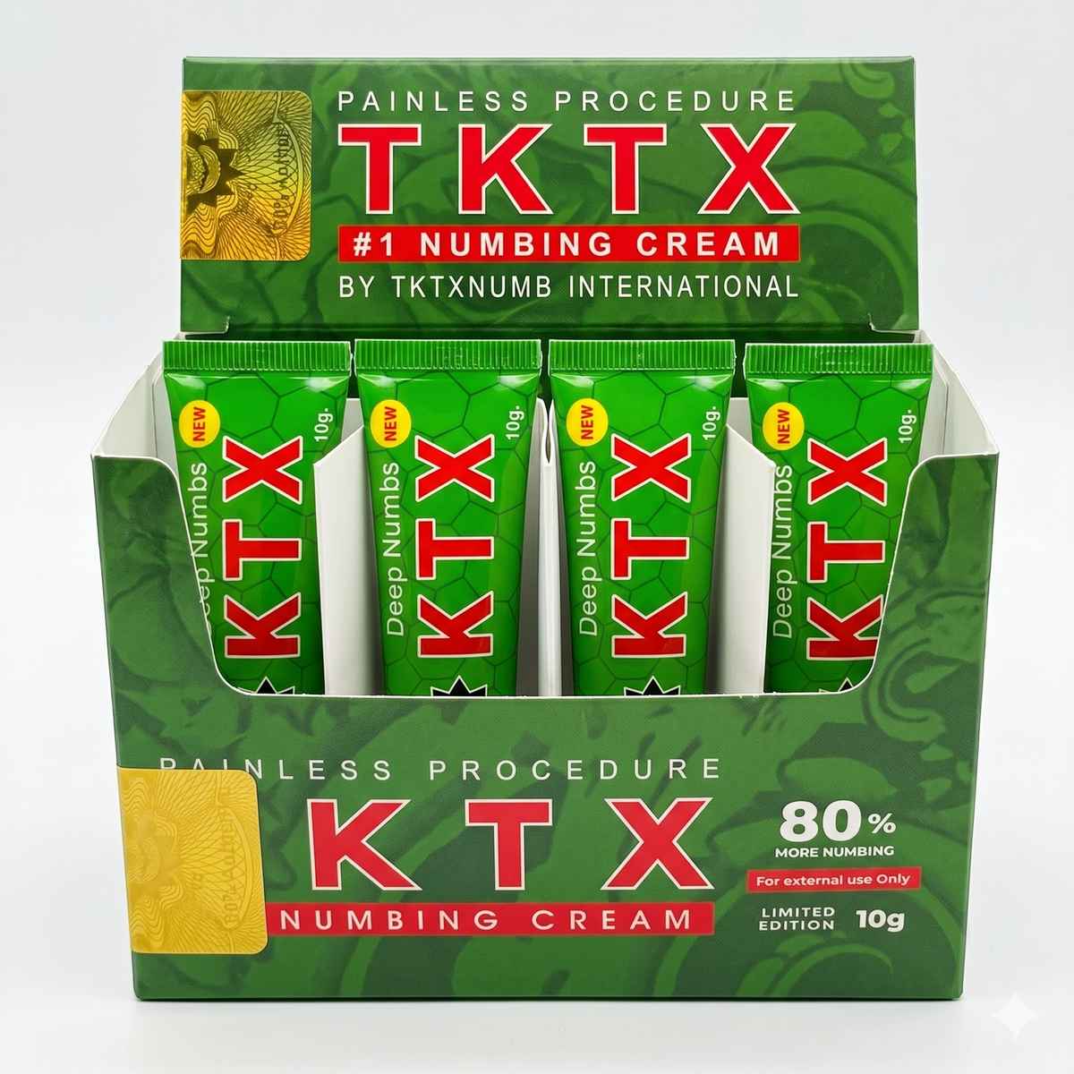 Green Tattoo Numbing Cream - 80%