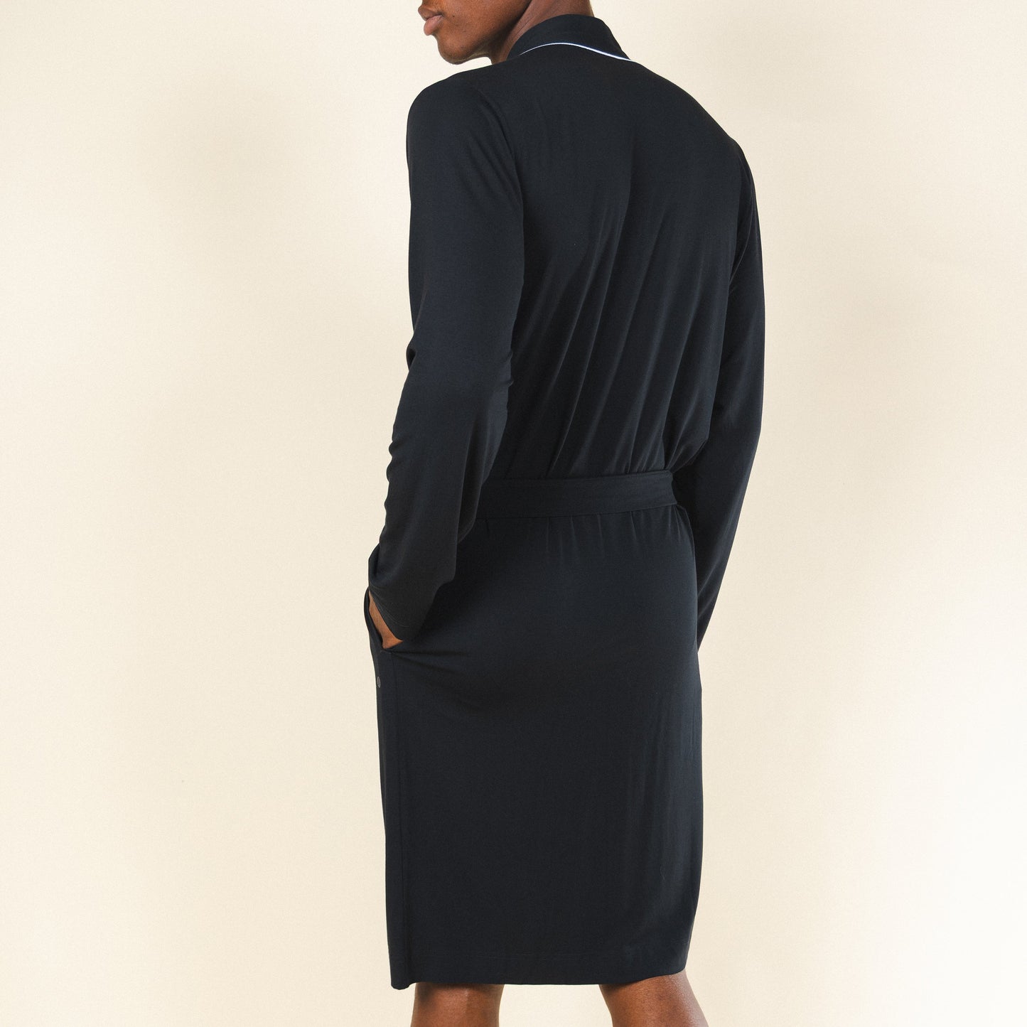 The Threat Level Midnight | Black Long Modal Robe