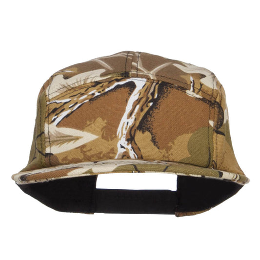 Men's 5 Panel Camo Cotton Cap