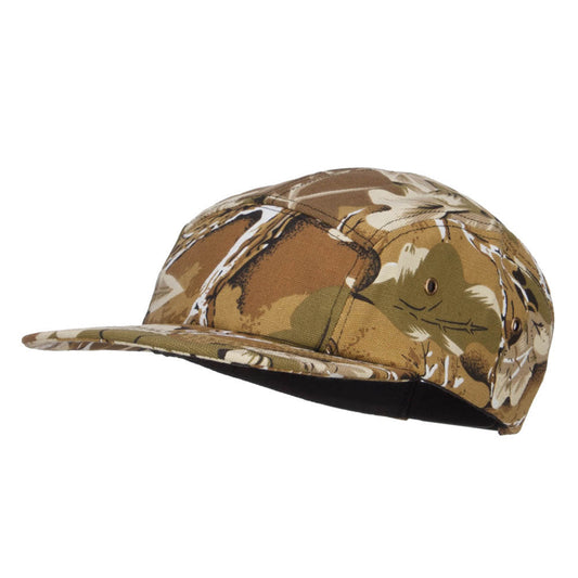 Men's 5 Panel Camo Cotton Cap