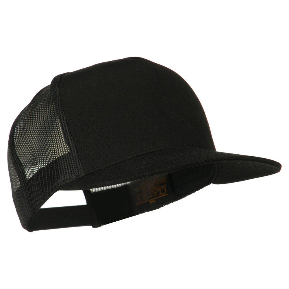 5 Panel Mesh Trucker Snapback Cap