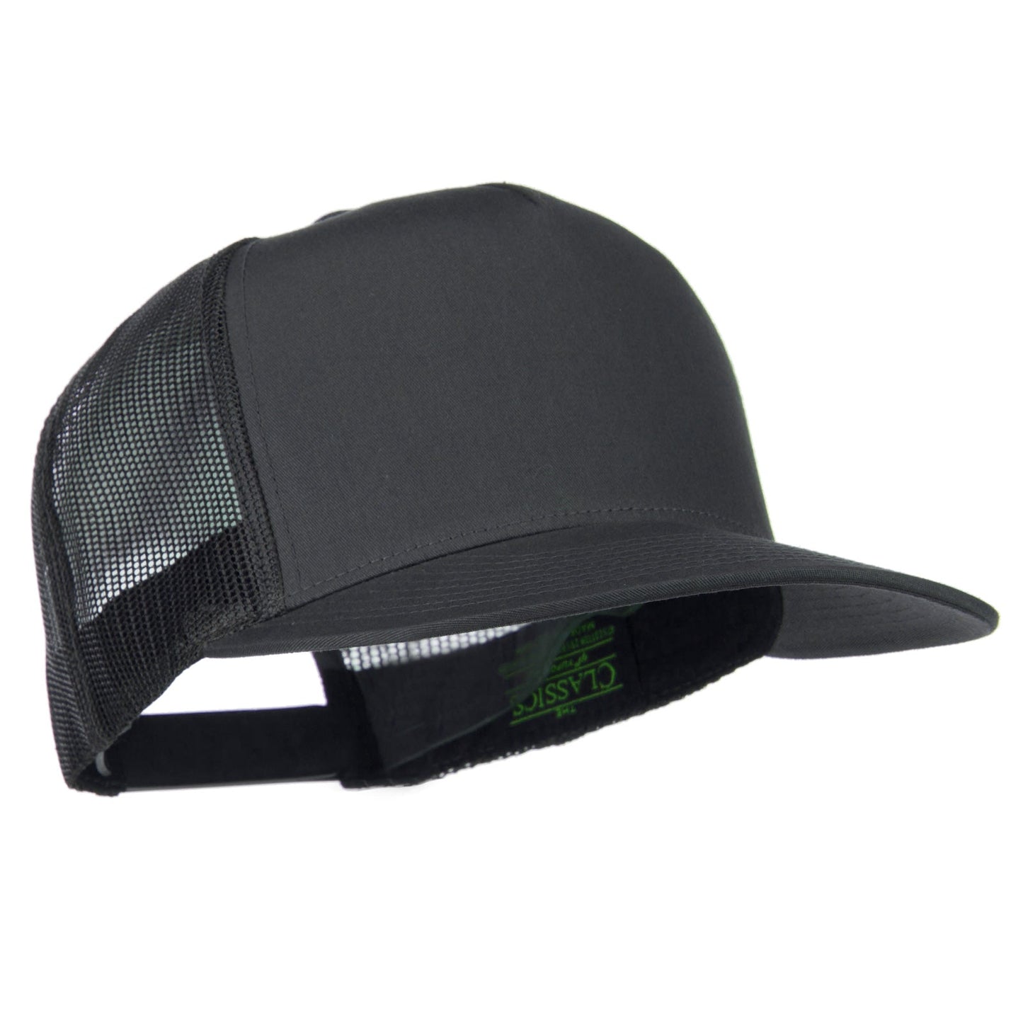 5 Panel Mesh Trucker Snapback Cap