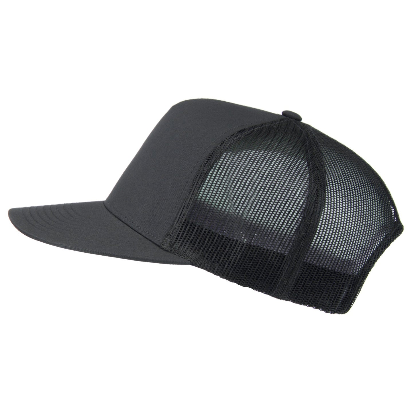 5 Panel Mesh Trucker Snapback Cap