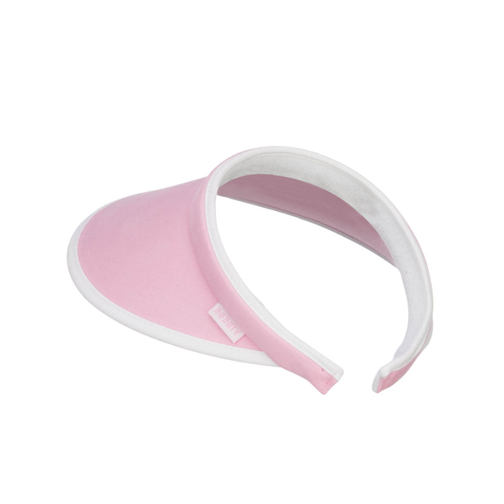 Trim Brushed Cotton Clip On Visor