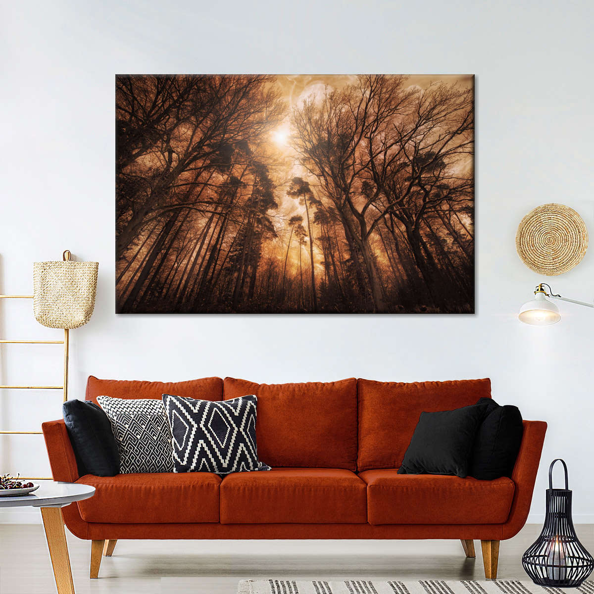 Forest Fire Wall Art