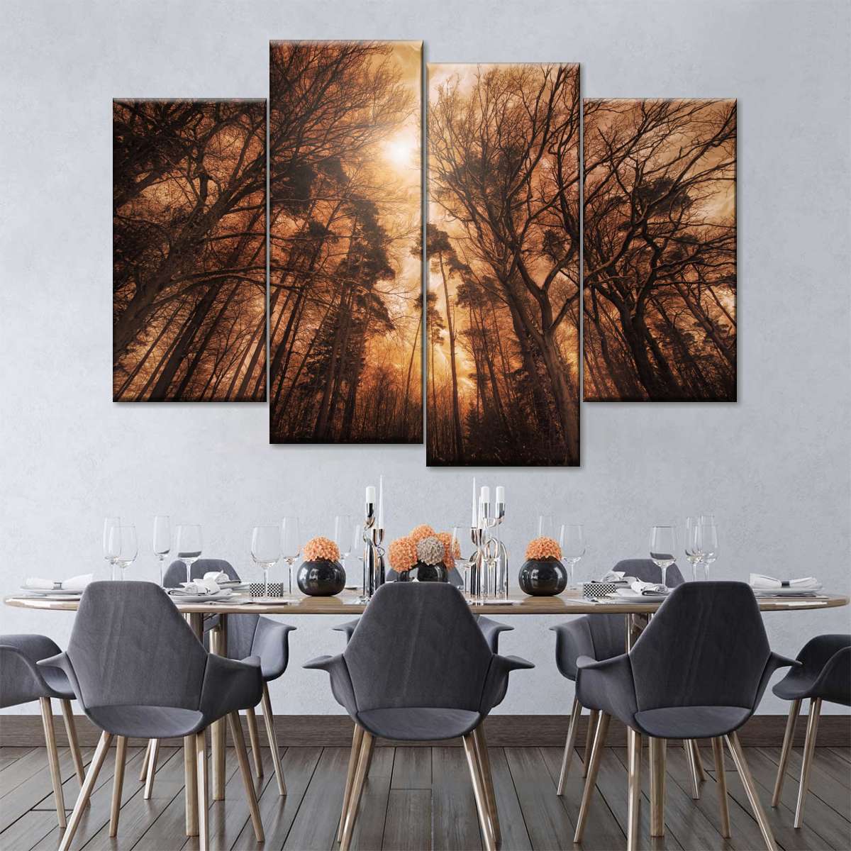 Forest Fire Wall Art