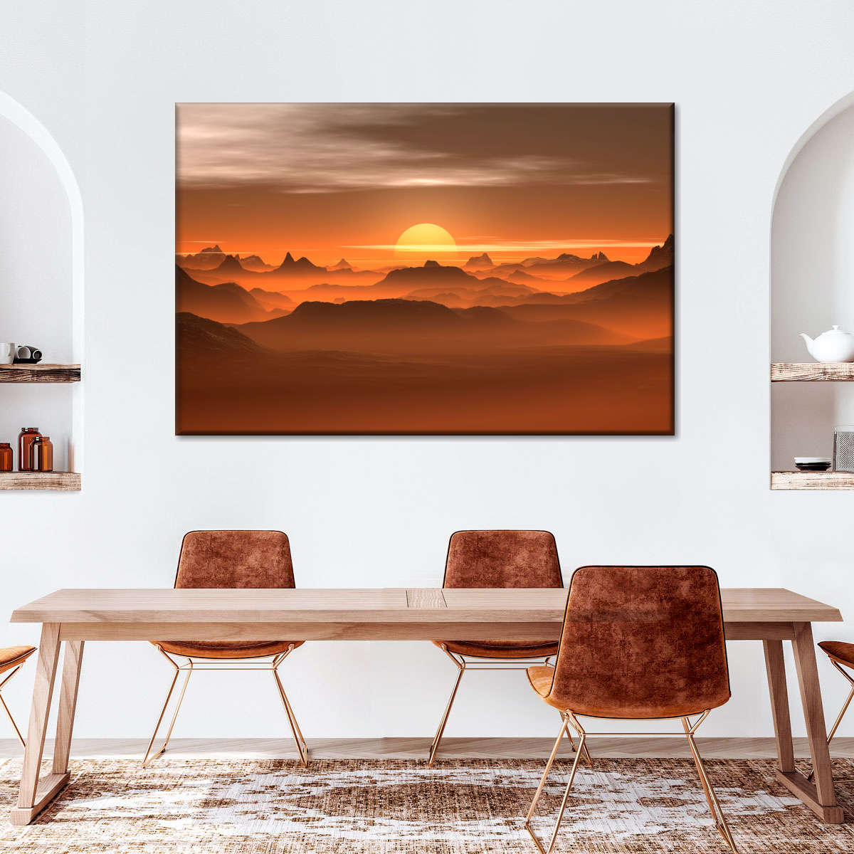 Gorgeous View Of Sunset Wall Art