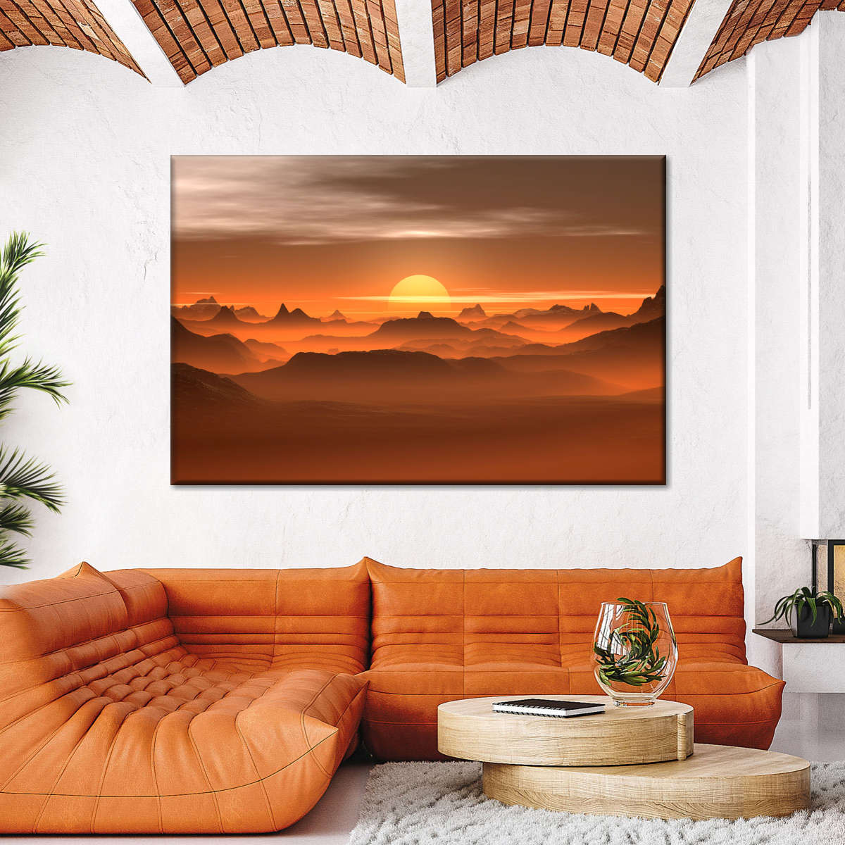 Gorgeous View Of Sunset Wall Art