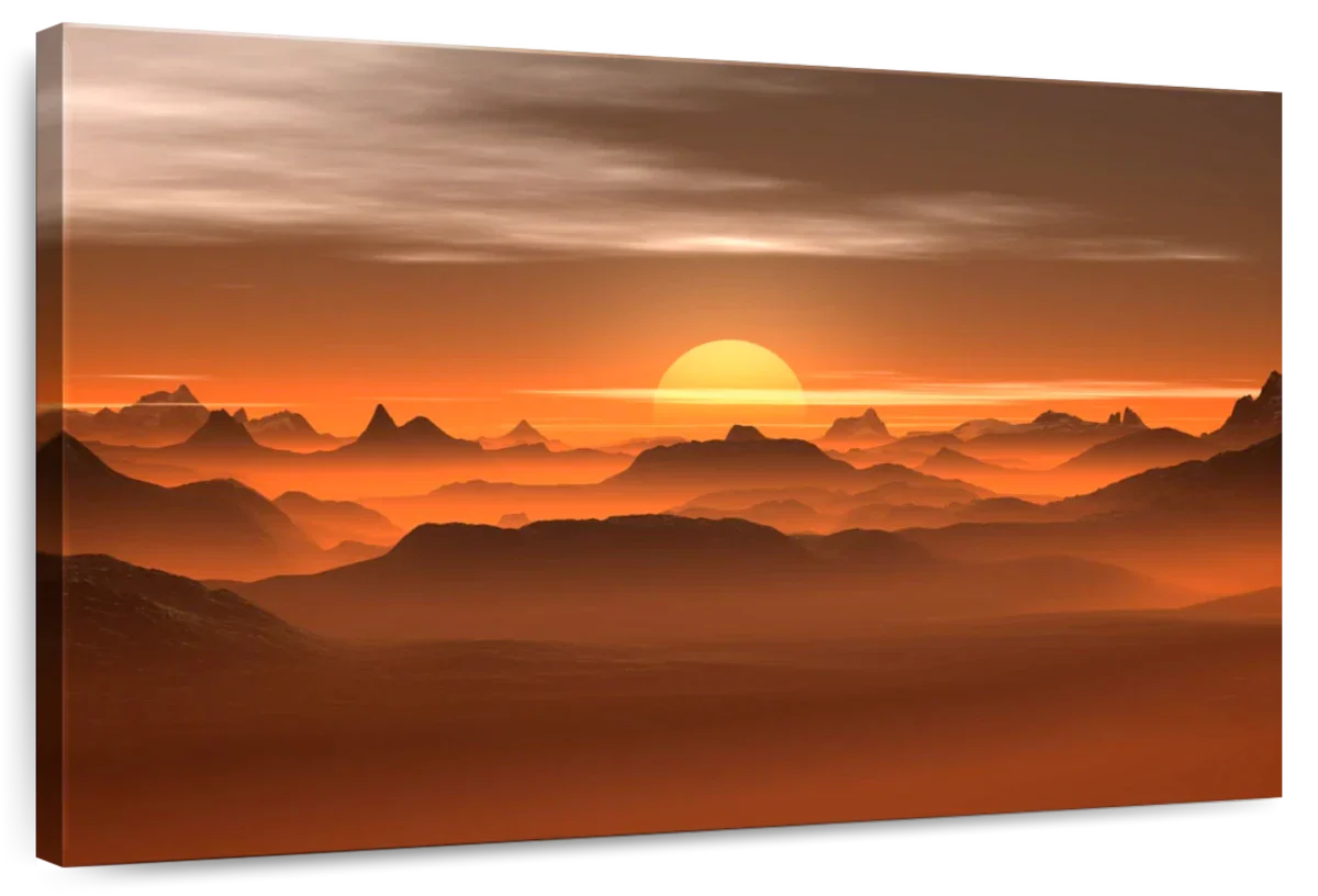 Gorgeous View Of Sunset Wall Art