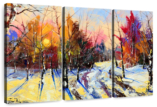 Snowy Forest Wall Art