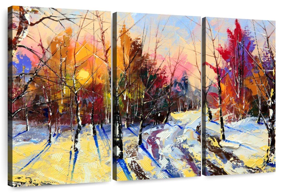 Snowy Forest Wall Art