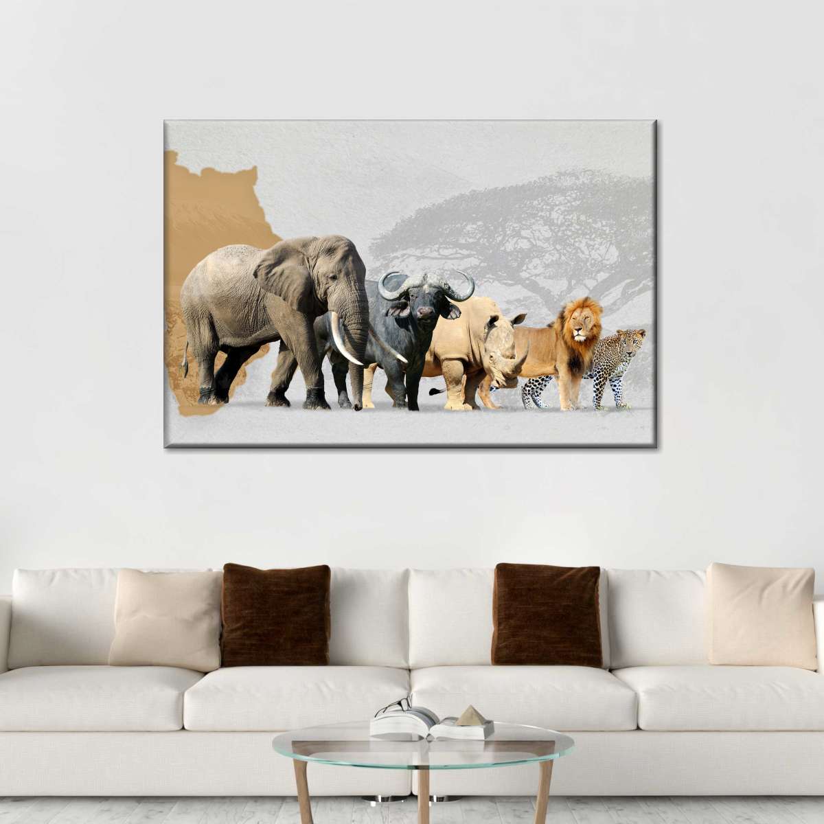 Iconic Safari Animals Wall Art