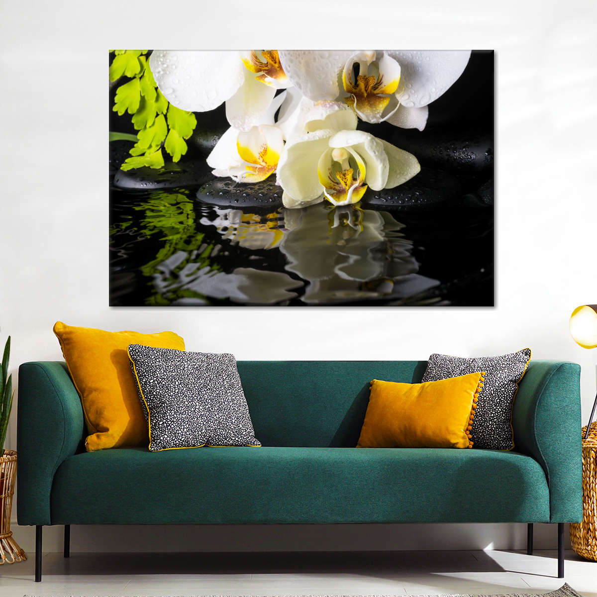 Delicate Zen Orchids Wall Art