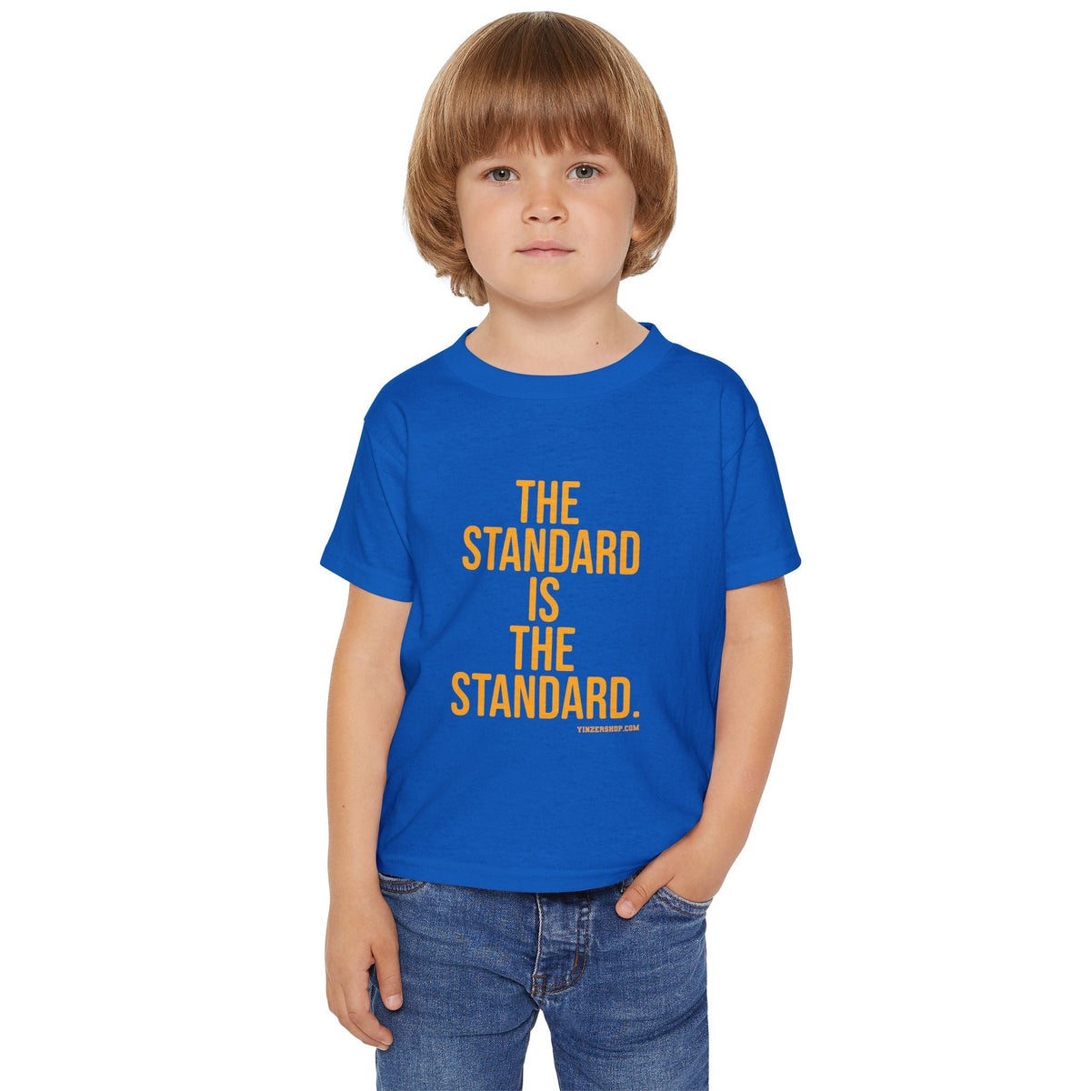Toddler Cotton T-Shirt - The Standard Classic Fit Kids Cotton Tee by Printify
