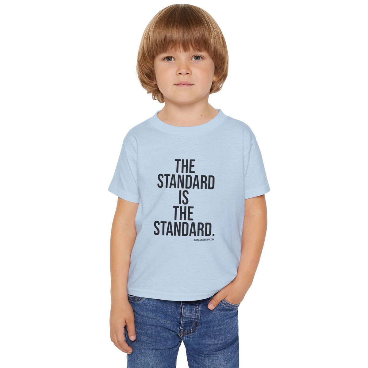 Toddler Cotton T-Shirt - The Standard Classic Fit Kids Cotton Tee by Printify