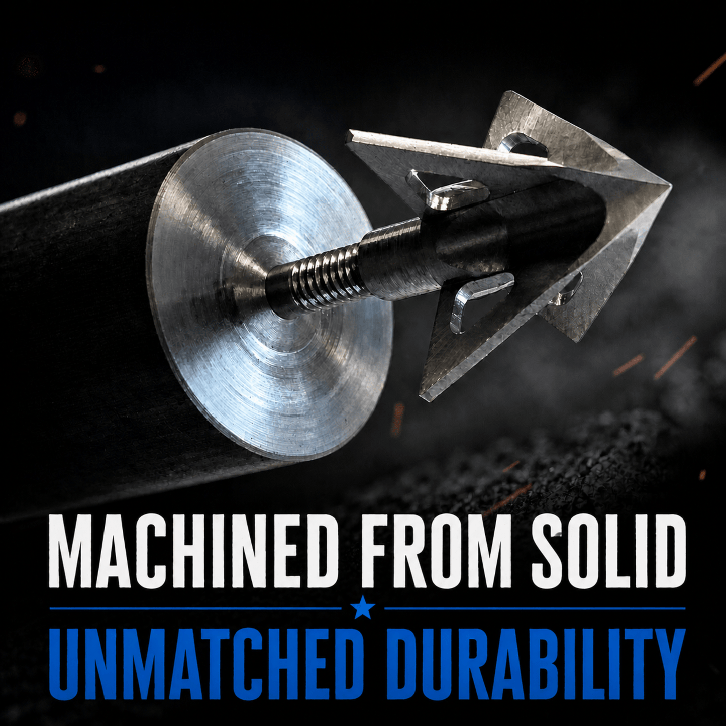 TOTA | 125 grain XL broadhead | 1-3/16-inch vented | fixed blade