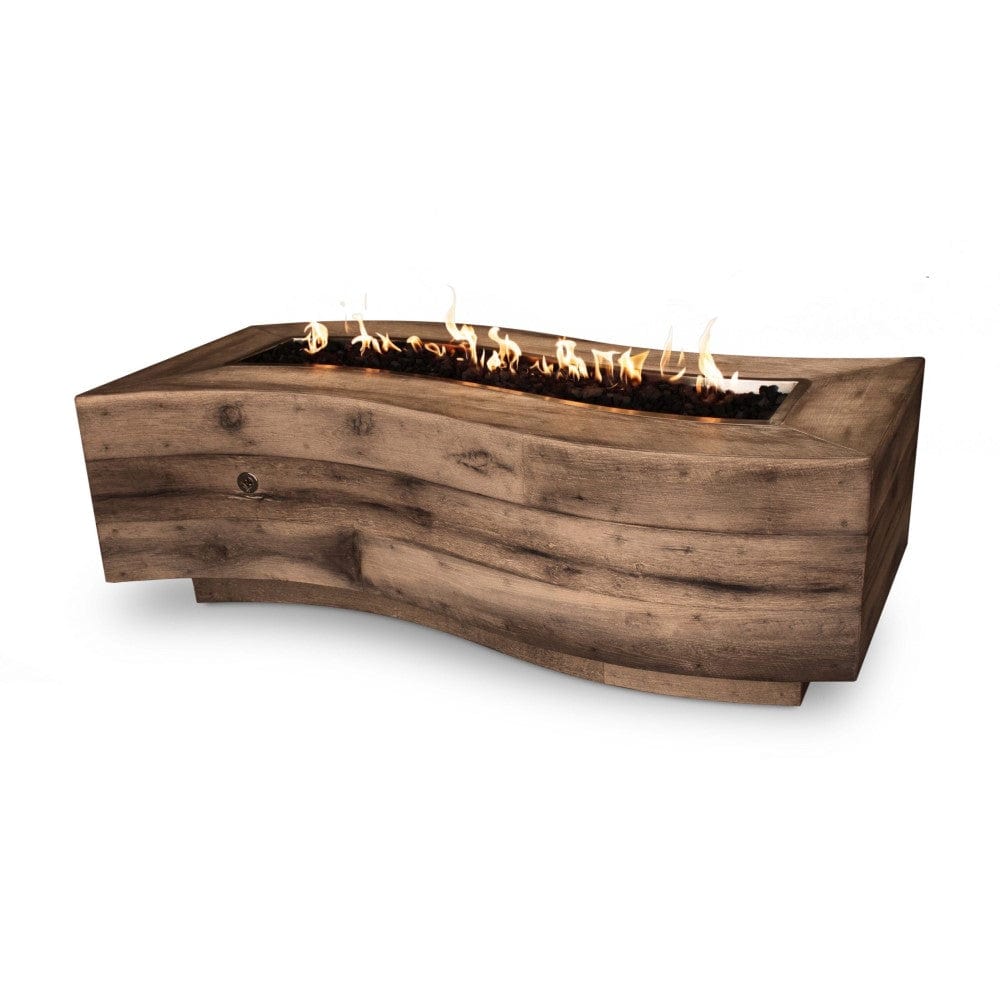 Top Fires Big Sur GFRC Gas Fire Pit - Match Lit