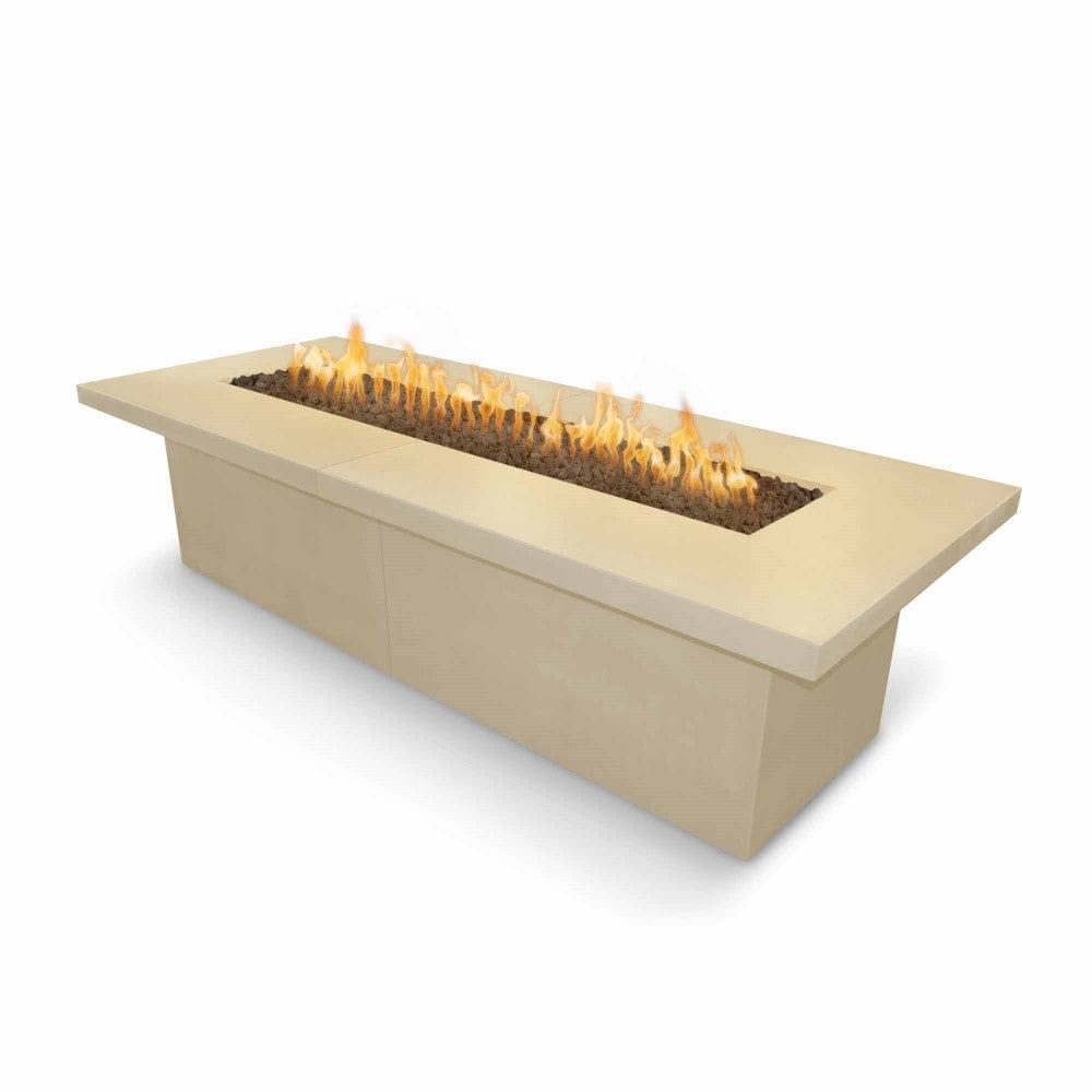 Top Fires Newport Rectangular Concrete Gas Fire Table - Electronic