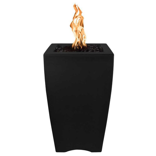 Top Fires Baston Pillar 20-Inch Pillar GFRC Gas Fire Pit - Match Lit