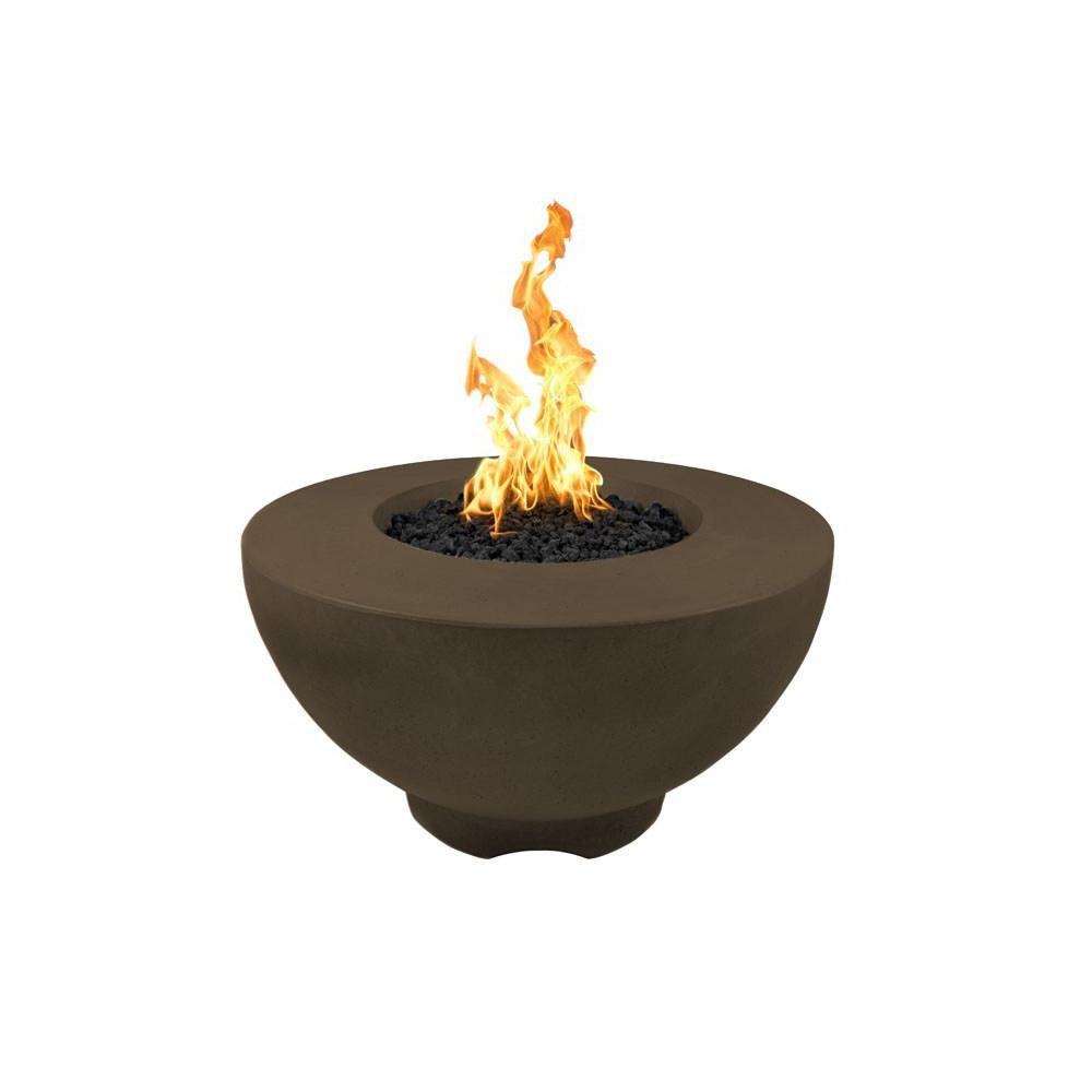 Top Fires Sienna 37-Inch GFRC Gas Fire Pit - Match Lit (OPT-RF37)