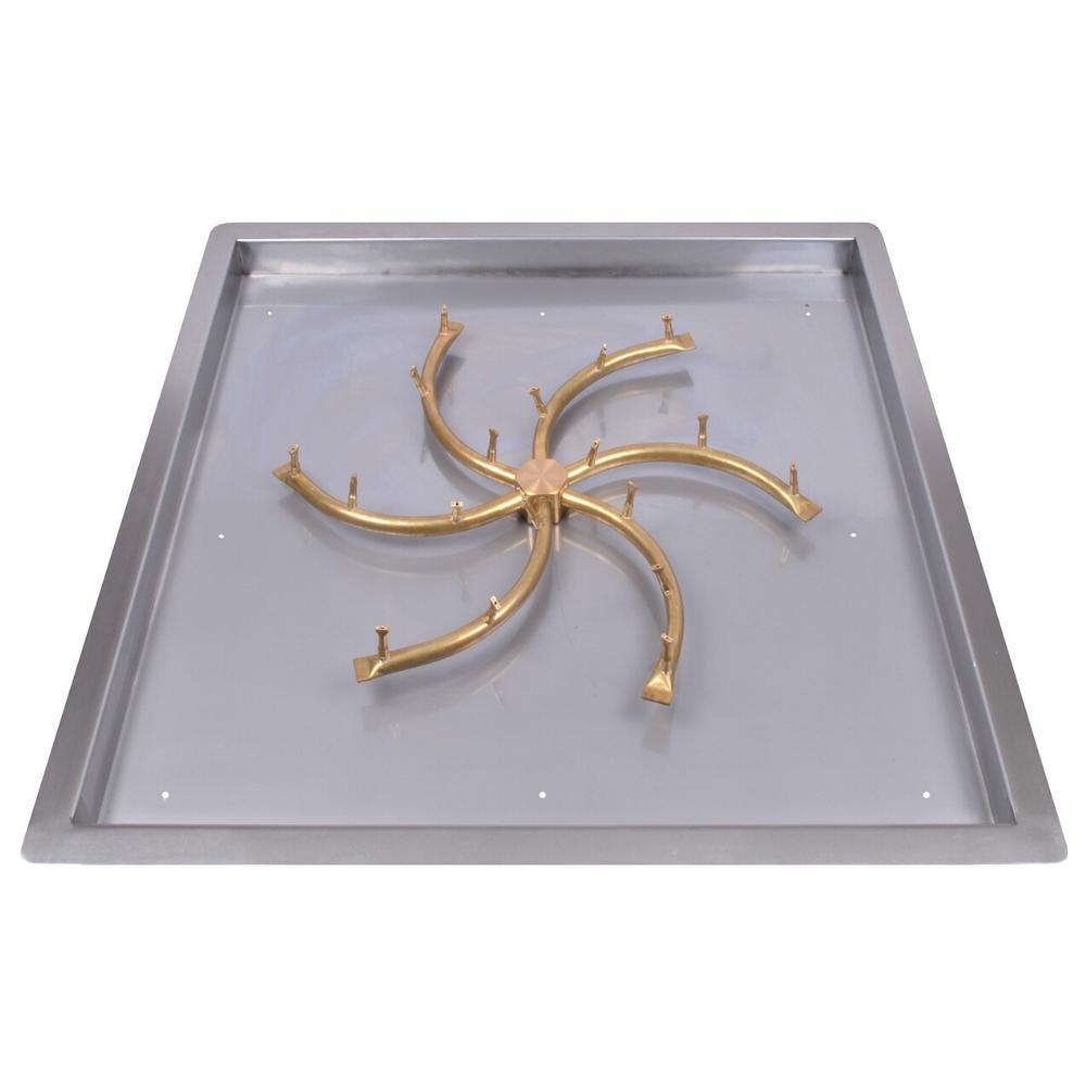 Top Fires Triple "S" Bullet Gas Burner - Match Lit, Sizes: 8" - 48" Diameter