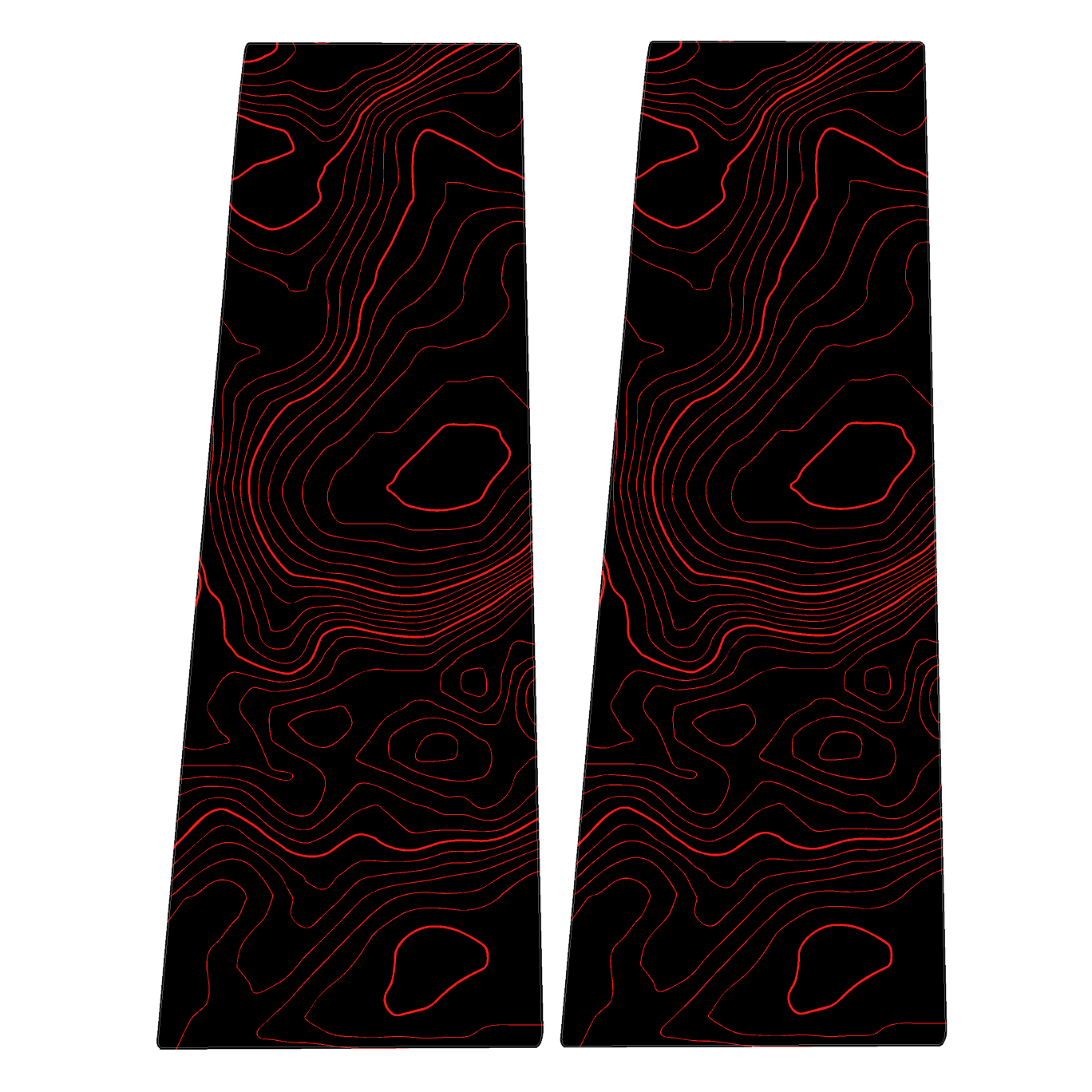 Topo B Pillar Protection Kit - 2021+ Bronco