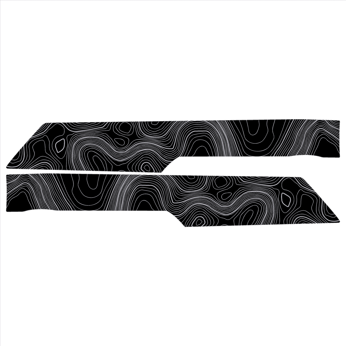 Topo Understeering Panel Overlay (Printed Series) - 2021-2022 Bronco (Type A)