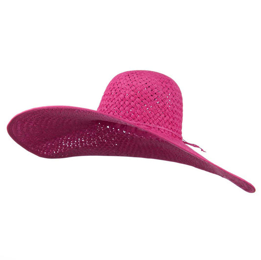 Twisted Paper Toyo Plastic Wired Brim Hat