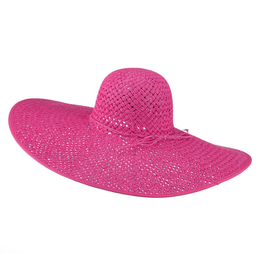 Twisted Paper Toyo Plastic Wired Brim Hat