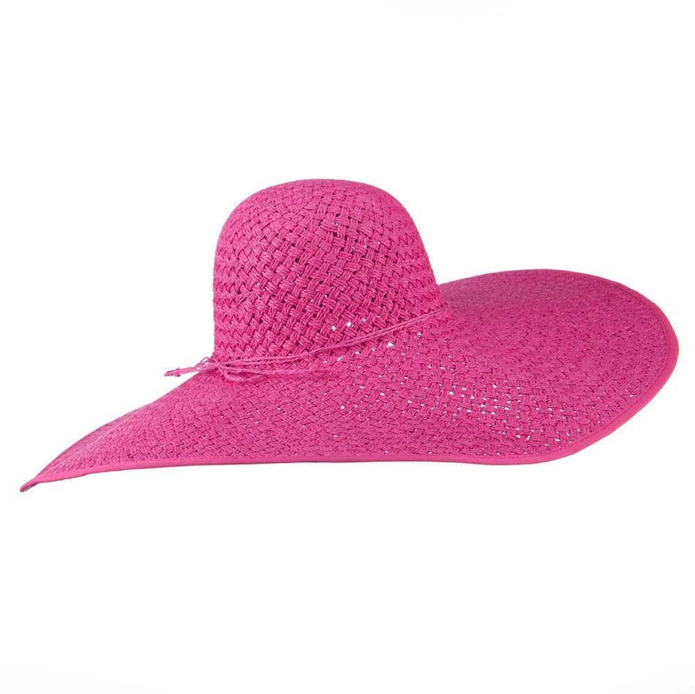 Twisted Paper Toyo Plastic Wired Brim Hat