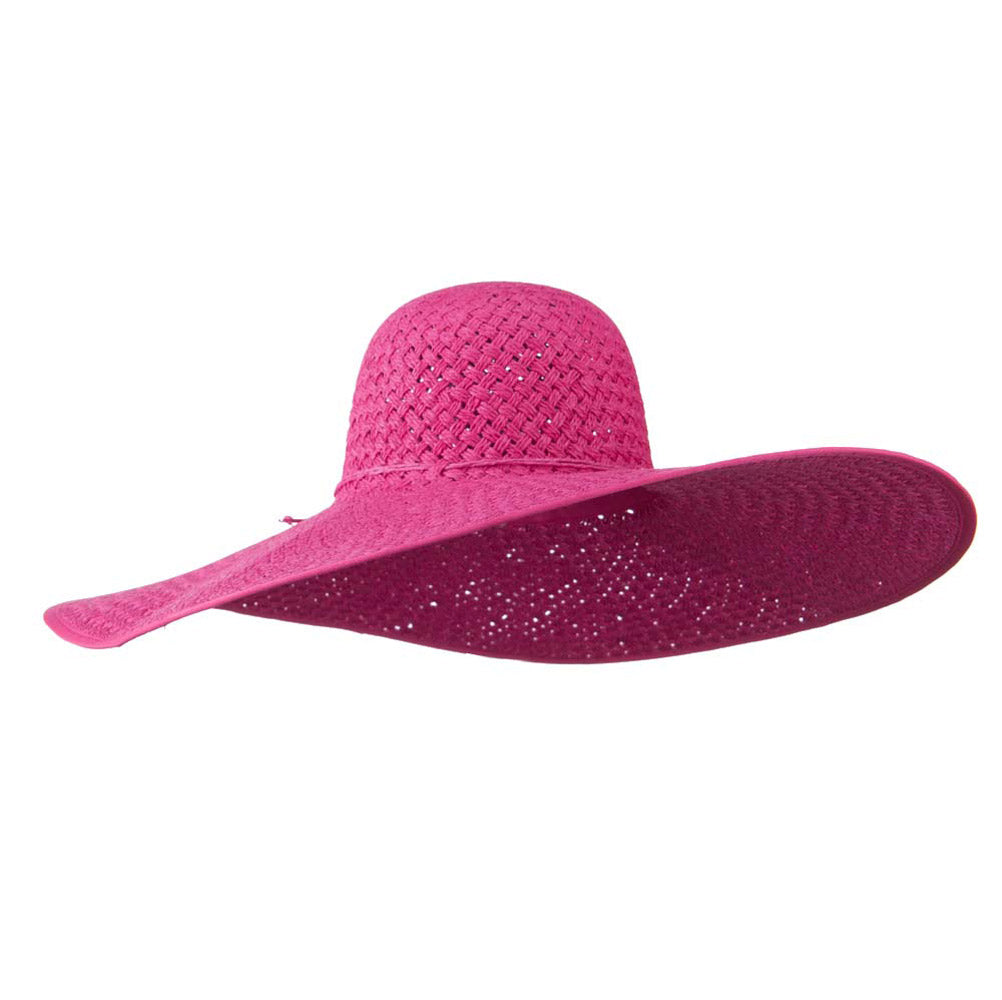 Twisted Paper Toyo Plastic Wired Brim Hat