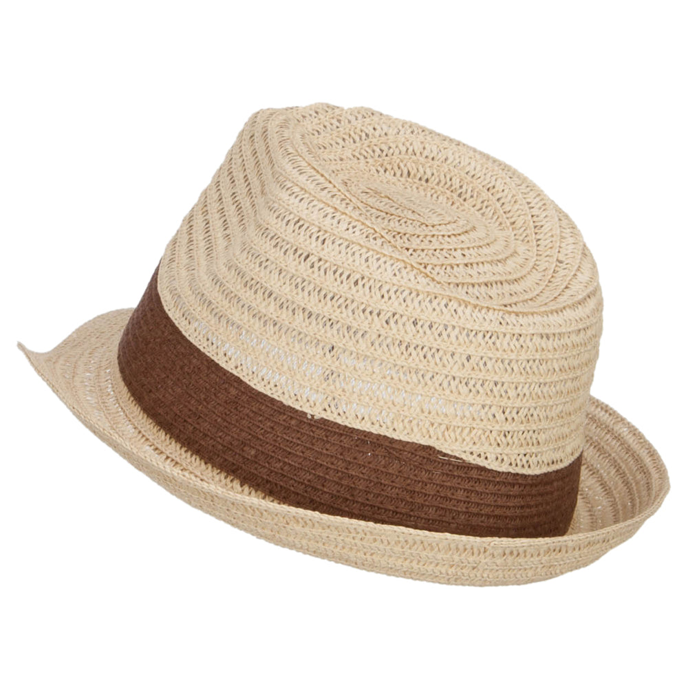 Women's Toyo Braid Fedora Hat
